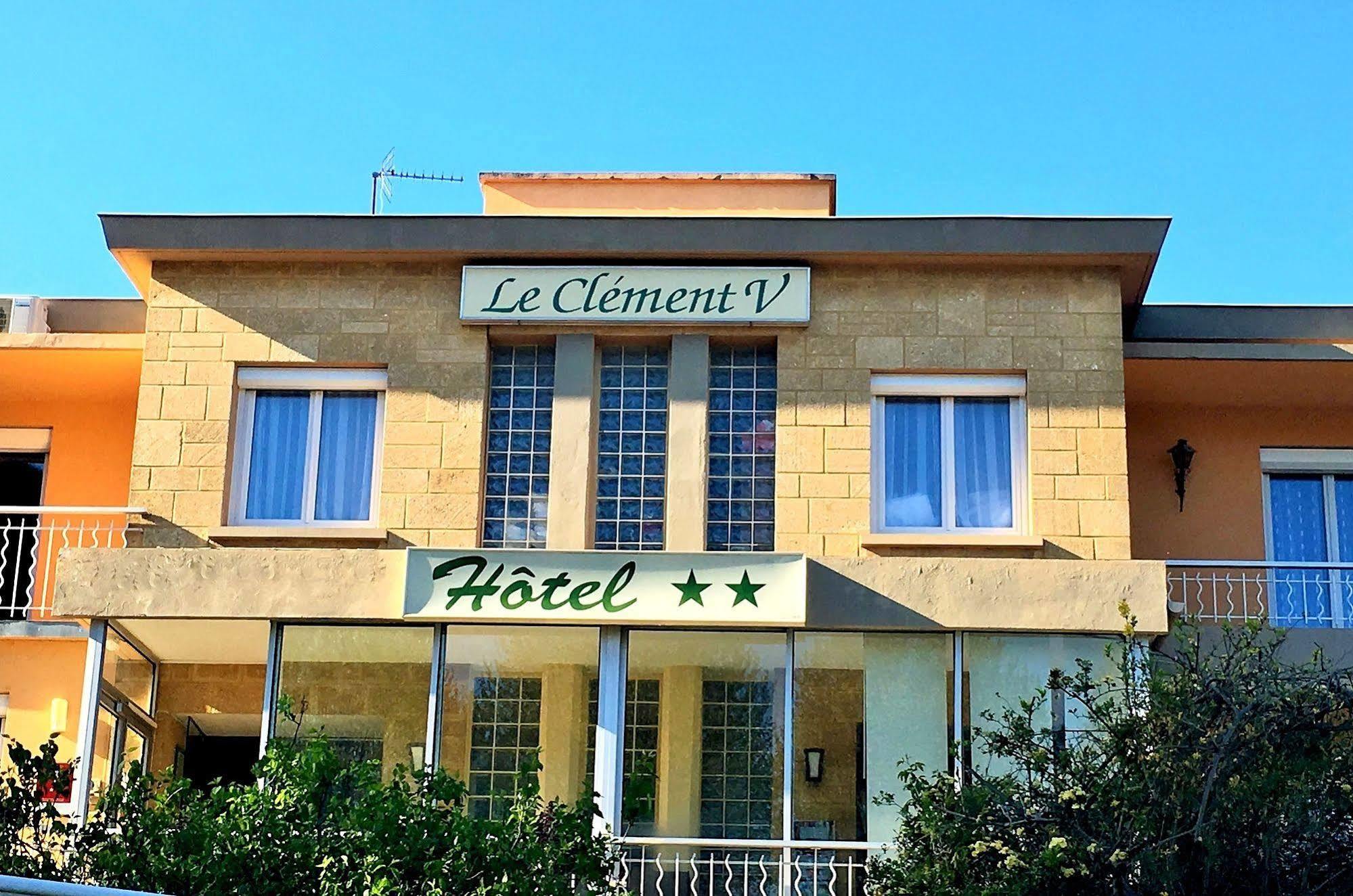 Logis Hotel Le Clement V Рокемор Экстерьер фото